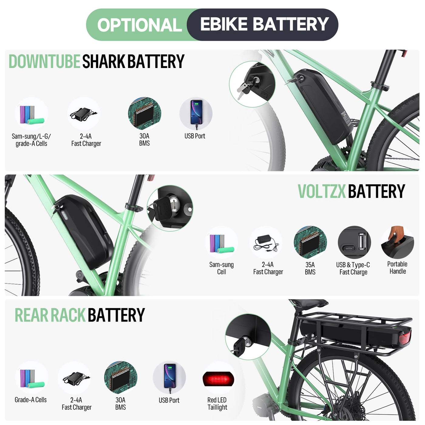 BAFANG Mittelmotor 250W 350W 500W BBS01B G340 Motor mit 36V Akku mit optionalem E-Bike Display Custom E-Bike Umbausätze für BB68mm Mountainbike