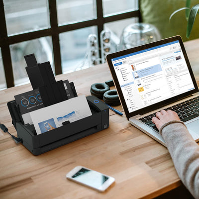 ScanSnap iX1300 Kompakt Wi-Fi Dokumentenscanner für Mac oder PC, Schwarz