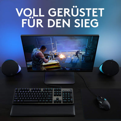 Logitech G502 HERO High-Performance Gaming-Maus mit HERO 25K DPI optischem Sensor, RGB-Beleuchtung, Gewichtstuning, 11 programmierbare Tasten, anpassbare Spielprofile, PC/Mac - Schwarz