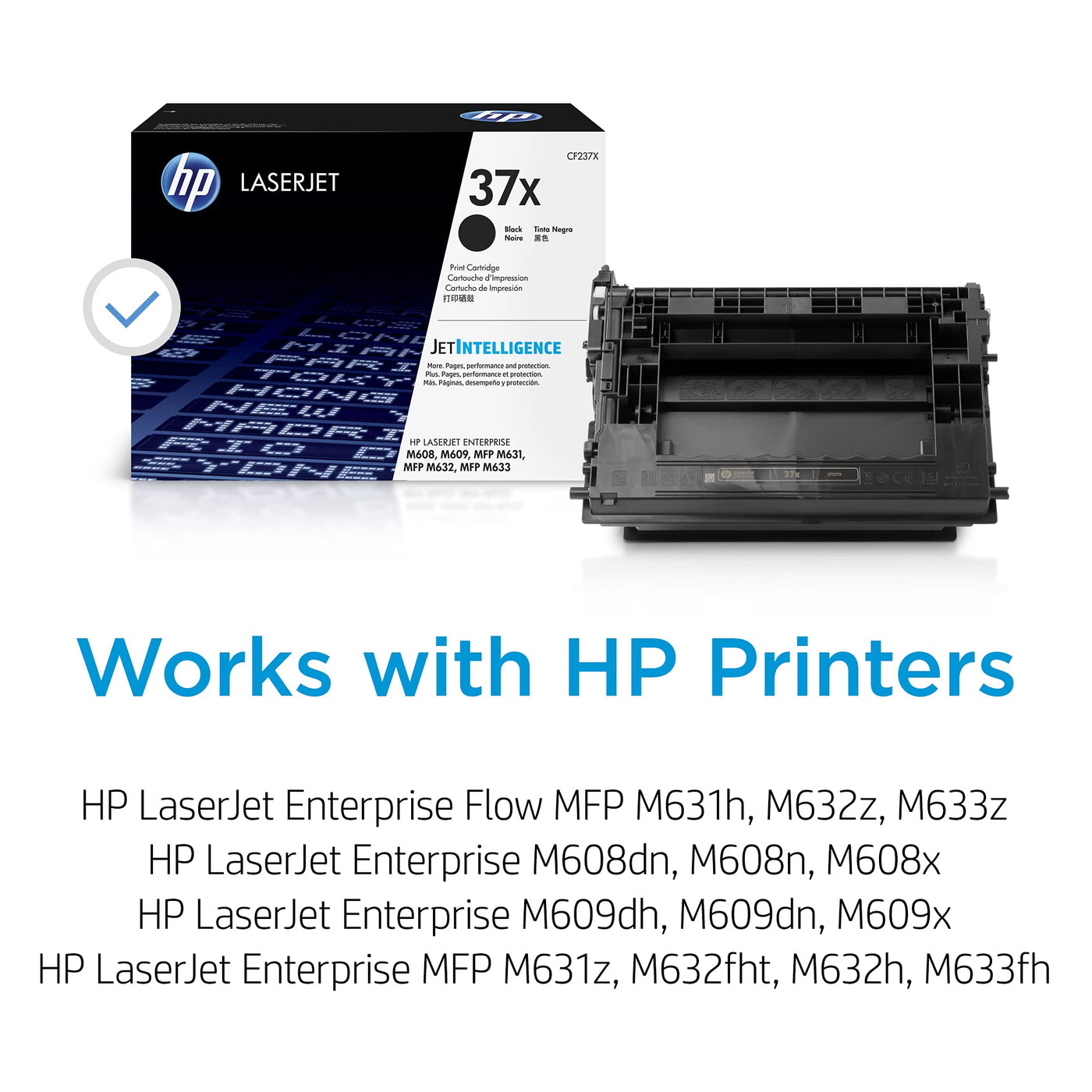HP 37X (CF237X) Original Tonerkartusche, Kompatibel mit HP LaserJet Druckern