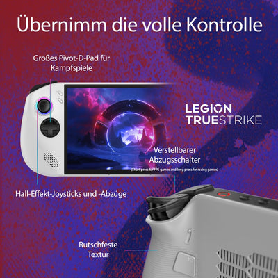 Lenovo Legion Go S Gaming Konsole | 8" WUXGA Display | AMD Ryzen Z2 Go | 32GB RAM | 1TB SSD | AMD Radeon Grafik | Win11 | weiß | inkl. 3 Monate Xbox Game Pass Ultimate