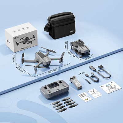 Holy Stone HS440G Drohne mit 4K Kamera für Erwachsene, 23 Min. Lange Flugzeit, Bürstenloser Motor, GPS Follow Me, Auto Rückkehr, 5G FPV Übertragung, Faltbare Kameradrohne unter 249 g für Anfänger, C0