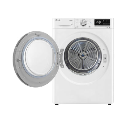 LG V9R09TC Wärmepumpen-Trockner 9 kg Kapazität, Sensor Dry, Allergy Care, Smart Diagnosis, Weiß