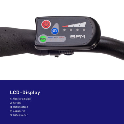 SAXONETTE E Bike Klapprad 20 Zoll mit Rücktrittbremse und nabenschaltung, E Fahrrad Herren mit Nabenmotor 36V 7.8Ah Akku, 80KM Lange Range, Elektrofahrrad Pedelec 25 km/h für Herren Damen