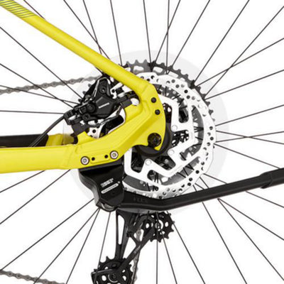 FISCHER E-Mountainbike MONTIS 8.0i, Elektrofahrrad für Damen und Herren, RH 49 cm, Mittelmotor 90 Nm, 36 V Akku, Gelb