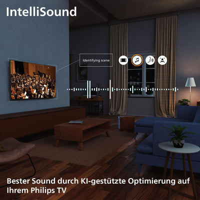 Philips Ambilight 55PUS8200 4K LED Smart TV - 55 Zoll Display mit Pixel Precise Ultra HD, Titan OS, Dolby Vision und Dolby Atmos Sound