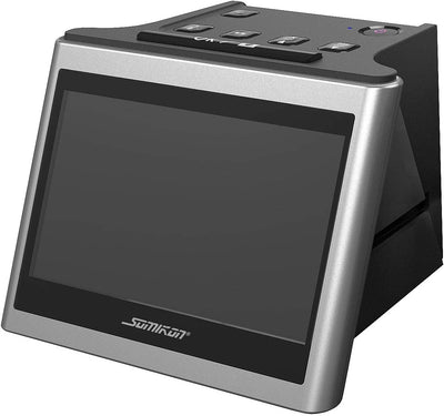 Somikon Diascan: Stand-Alone-Dia- & Negativscanner, 5"/12,5 cm IPS-Display, 22 MP, HDMI (Negative digitalisieren, Diascanner mit Displays, Betrachter)