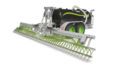 bruder 02036 - Fliegl Fassanhänger mit Schleppschlauchverteiler - 1:16 Güllefass, Wasserfass, Bauernhof, Fahrzeuge Landwirtschaft, Anhänger, Traktor Zubehör
