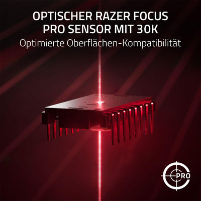 Razer DeathAdder V3 Pro - Leichte kabellose Ergonomische Esports-Maus (63g Leichtes Design, Focus Pro 30K Optischer Sensor, Mausschalter Gen-3, HyperSpeed Wireless) Faker-Edition