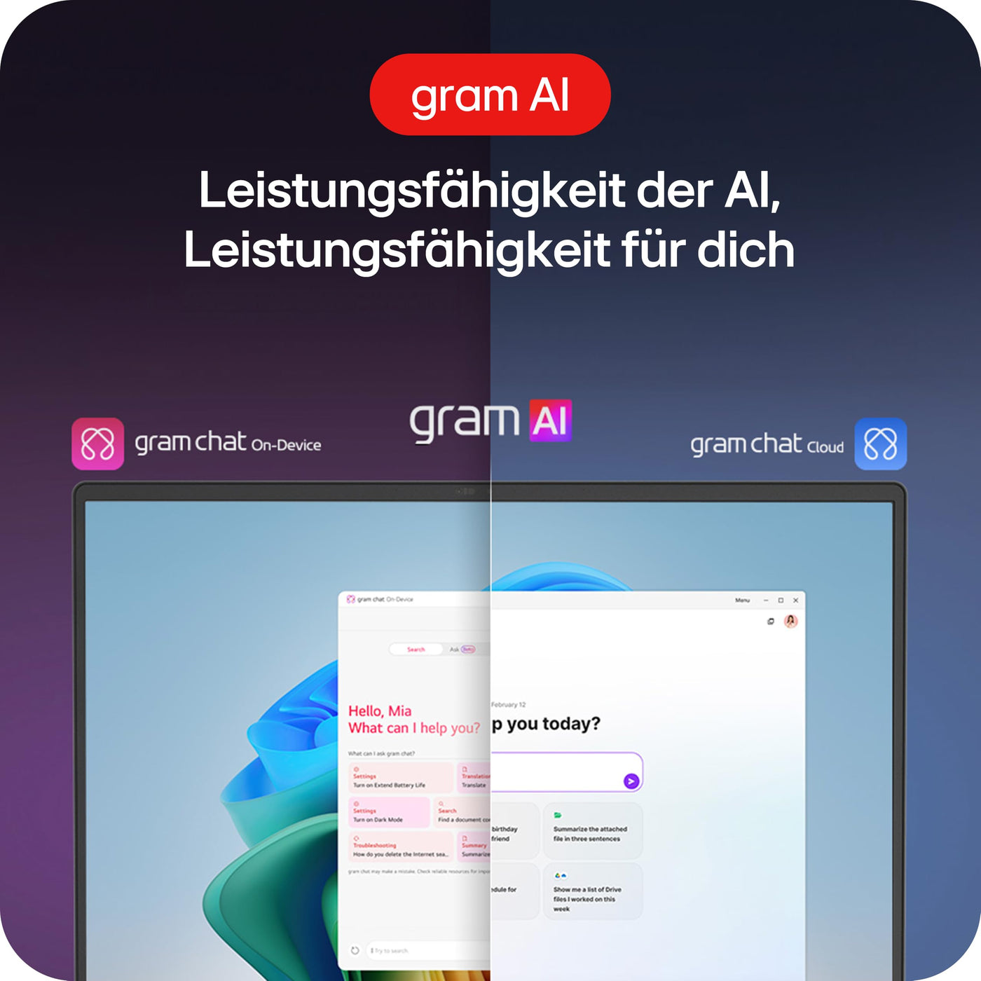 LG gram 17 Zoll Laptop - Intel Core Ultra 7 (16GB RAM, 1TB SSD, Intel Arc Graphics, Windows 11 Home, Bluetooth 5.3, 2xThunderbold 4) - Grau, 17Z90TL-G.AU79G