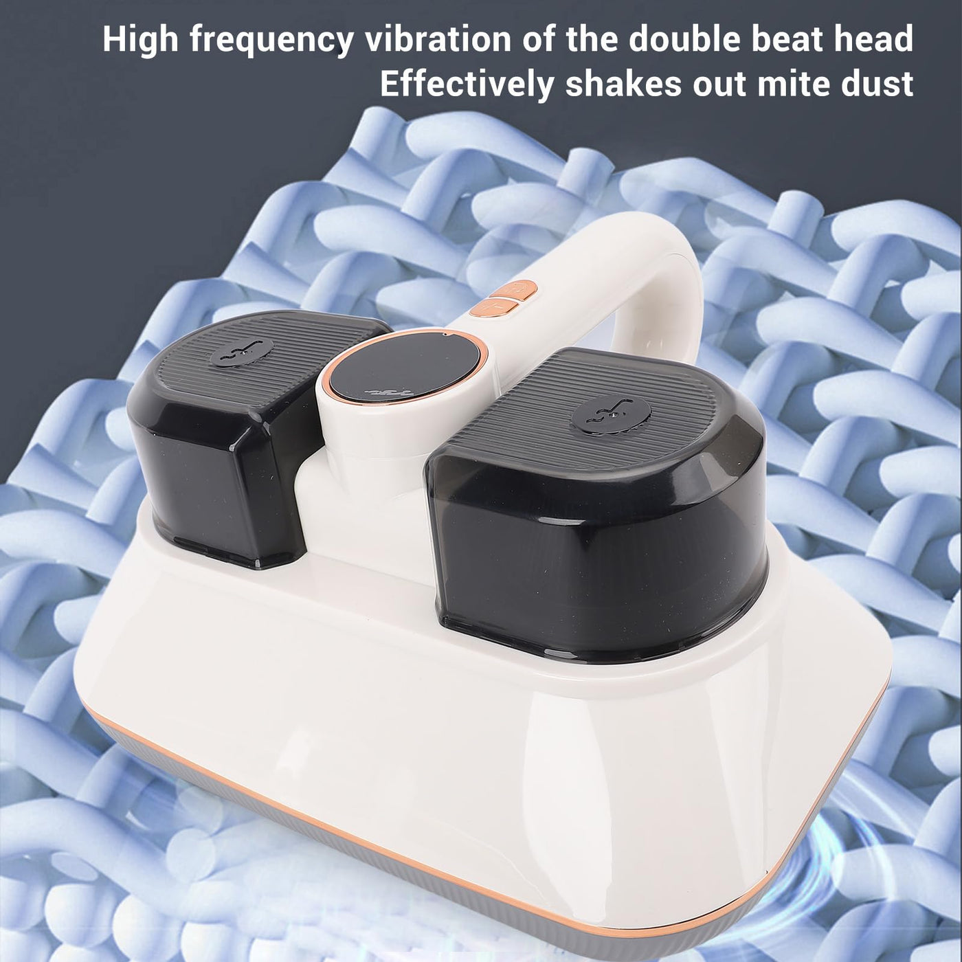 Bettsaugerreiniger, 8500pa Tiefe Reinigung Handheld Matratze Vakuum, Schnurlose Matratze Staubreiniger für Sofa Teppichmatratze, Geräumiger Staubbehälter