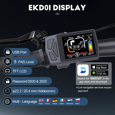 TSDZ Mittelmotor 36V 250W TSDZ2B mit EKD01 Mehrsprachig LCD Anzeige and 36V13ah Ebike Batterie, 2024 Version TSDZ2 Elektrofahrrad Umbausatz Drehmomentsensor Mittelmotor