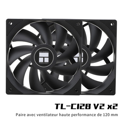 Thermalright Phantom Spirit 120 SE CPU-Luftkühler, 7 Heatpipes CPU-Kühler, Dual 120mm TL-C12B V2 PWM-Lüfter, AGHP 4.0 Technilogie, für AMD AM4/AM5/Intel 1851/1700/1150/1151/1200, PC-Kühler