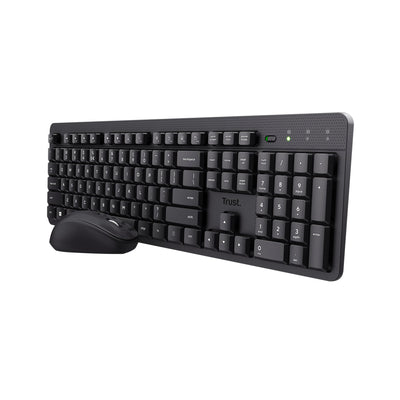 Trust ODY II Niederländisches QWERTY-Layout Tastatur und Maus Set Kabellos
