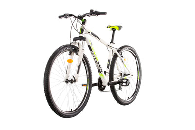 Multibrand Distribution Probike PRO 29 Zoll Fahrrad Mountainbike 21 Gang, Herren, Damen geeignet ab 175-190 cm (Weiß Grün Matt)