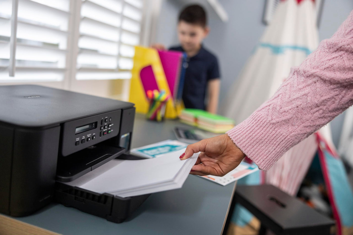 Brother DCP-T580DW 3-in-1 drahtloser Tintentankdrucker (Drucken, Scannen, Kopieren)