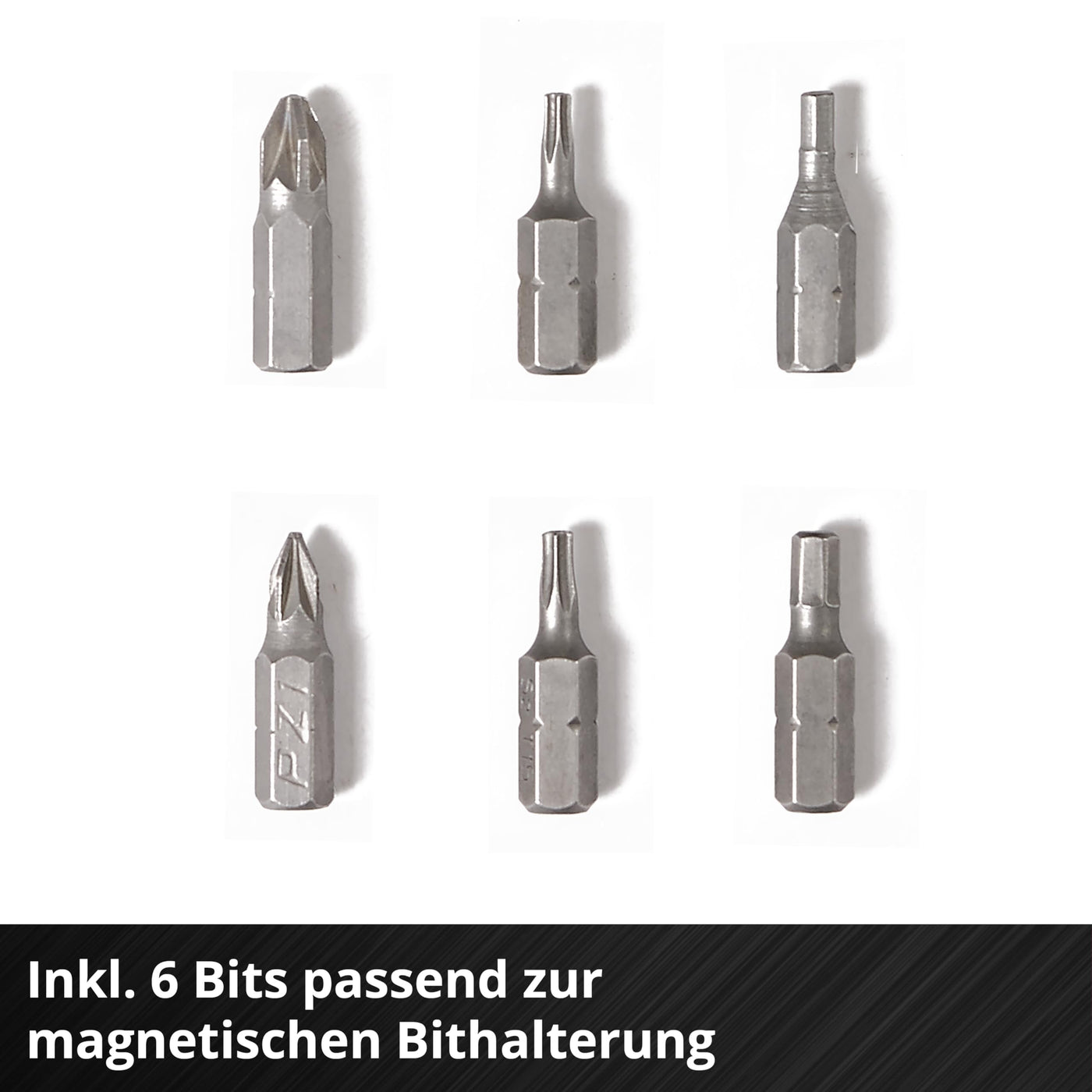 Einhell Akkuschrauber TC-SD 3,6 Li (3,6V, 1300 mAh, 3 Nm Drehmoment, Drehgelenk im Handgriff, LED-Licht, Softgriff, Ladekontrollleuchte, inkl. 6 Bits)