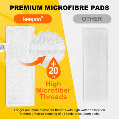 5er-Pack Dampfreiniger-Zubehör kompatibel mit Kärcher Easyfix SC1 SC2 SC3 SC4 SC5, waschbare Mikrofasertücher kompatibel mit Kärcher Dampfreinigern der Serie SC1 SC2 SC3 SC4 SC5 (5)