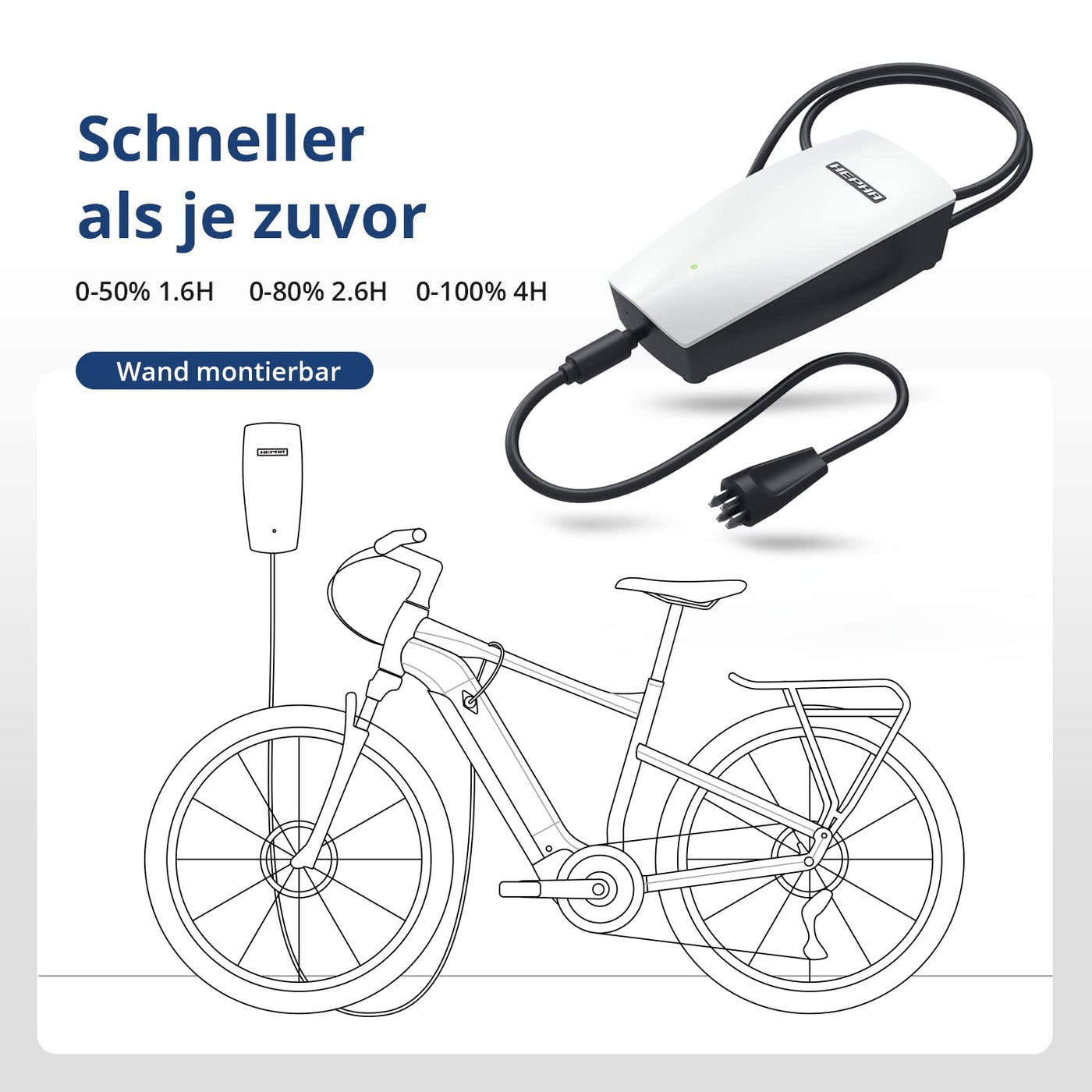 HEPHA E-Bike Trekking 7 Performance, 90Nm Mittelmotor (Upgrade AUF 100NM), 708Wh abnehmbar Akku (bis zu 200Km), APP, 10-Gang, Federgabel 63mm, 27.5 Zoll, LTD(Lowstep, Dark Grey, L-49cm)