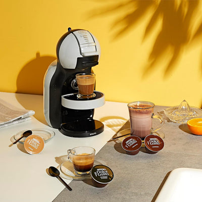 NESCAFÉ DOLCE GUSTO MINI ME by KRUPS arctic-grey/ schwarz automatische Kaffeekapselmaschine