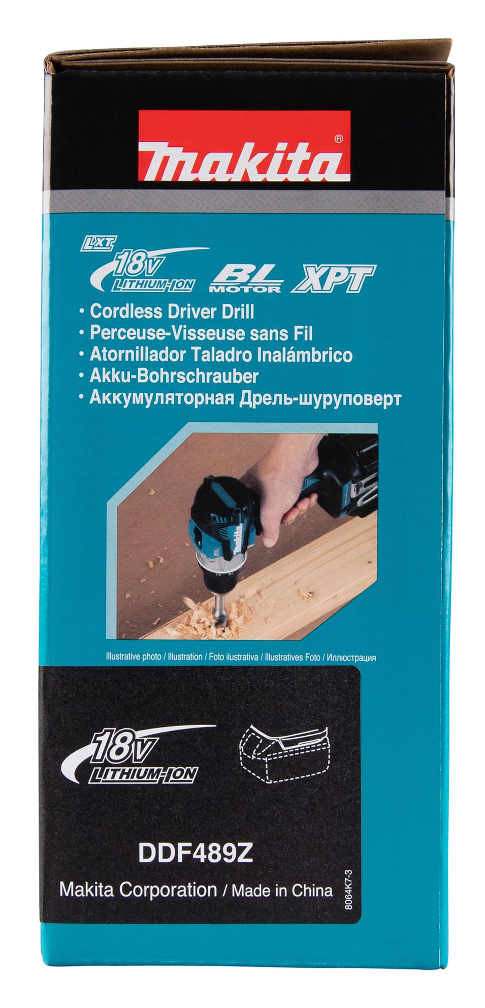 Makita DDF489Z Akku-Bohrschrauber 18V (ohne Akku, ohne Ladegerät)