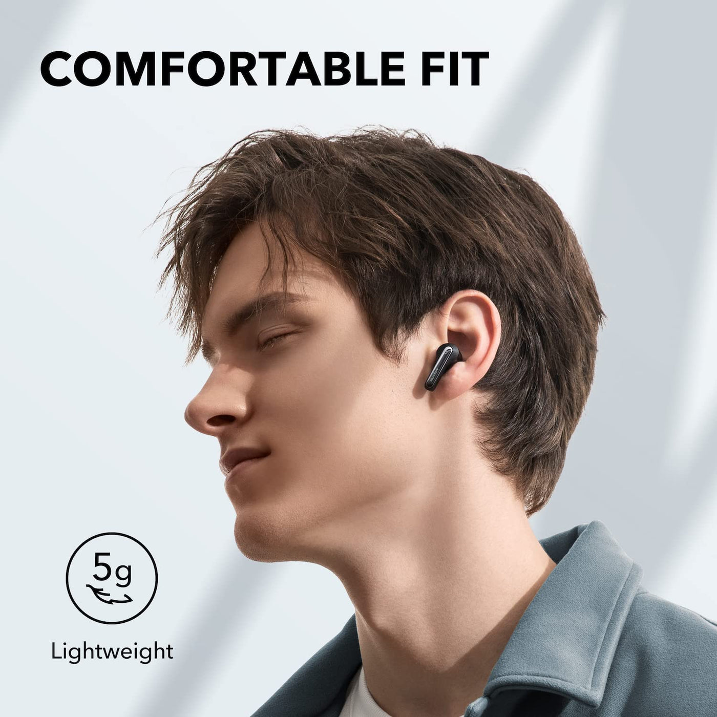 soundcore by Anker P3i Bluetooth Kopfhörer, In Ear Kopfhörer kabellos, Hybride Aktive Geräuschunterdrückung, 4 Mikrofone, 10mm Audiotreiber, Individueller EQ in App, 40H Akku, Bluetooth 5.2(Schwarz)