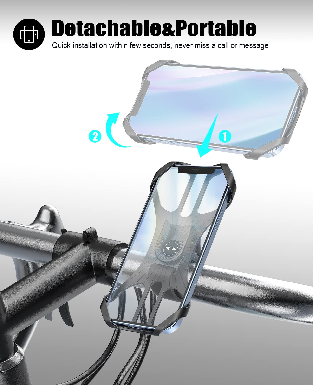 handyhalterung fahrrad huawei Acrhkoor Handyhalterung Fahrrad, Abnehmbar 360° Verstellbare Fahrrad H – Testberichte aus Berlin