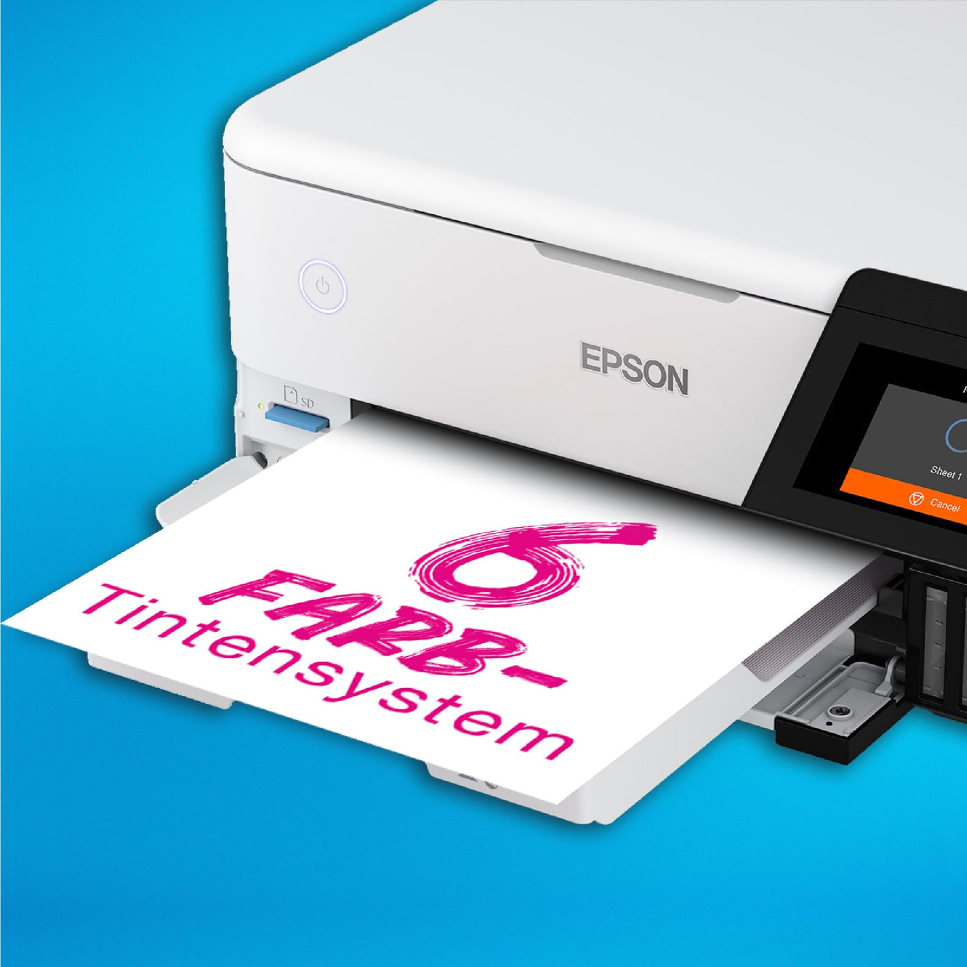 EcoTank ET-8500 DIN-A4-WLAN-Tintentank-Fotodrucker