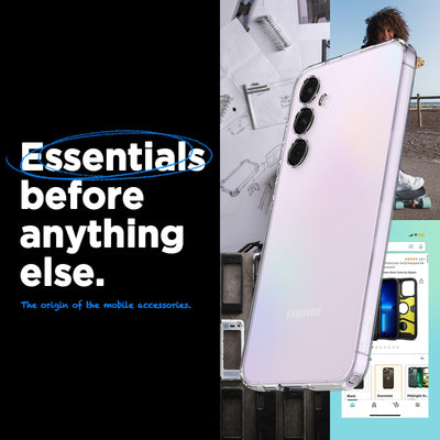 Spigen Liquid Crystal Hülle Kompatibel mit Samsung Galaxy A55 5G -Crystal Clear