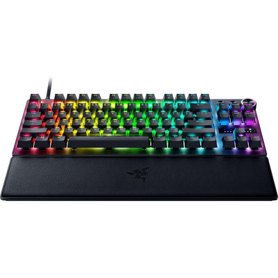 Razer Huntsman V3 Pro Tenkeyless - Analoge optische TKL E-Sport PC-Tastatur ohne Ziffernblock Snap Tap & Rapid Trigger (Digitaler Drehregler & Steuerungstaste) DE-Layout | Schwarz
