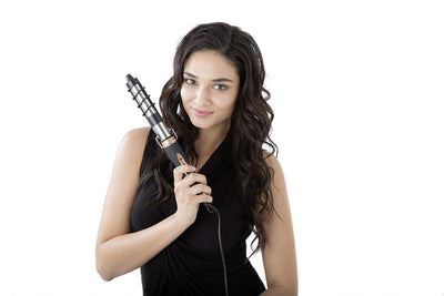 Beurer HT 60 Warmluftstyler (Haarstyling mit 7 verschiedenen Aufsätzen - Glätteisen, Kreppeisen, Bürstenaufsatz, Spiralaufsatz, großer / kleiner / flacher Lockenstab)