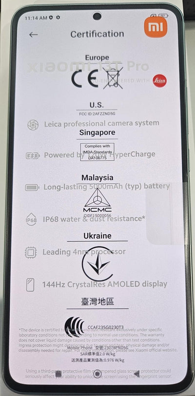 Xiaomi 13T Pro 512GB 12RAM 5G EU black (Refurbished)