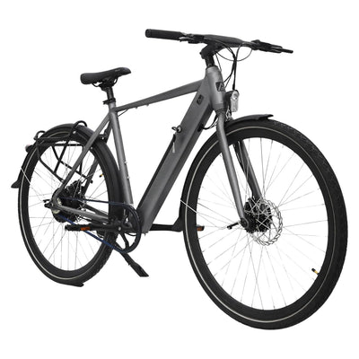 AsVIVA E-Bike BC1-B 28 Zoll – Pedelec Elektrofahrrad mit 250W Bafang Heckmotor, 10,5Ah Akku, Riemenantrieb, hydraulische Scheibenbremsen, LED-Beleuchtung, USB-Ladefunktion