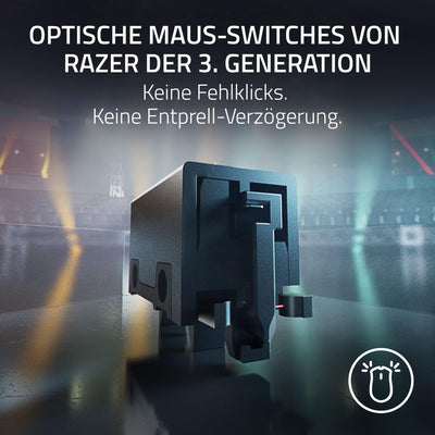 Razer DeathAdder V3 Pro - Fortnite Edition Kabellose Esports Gaming-Maus - Focus Pro 30K DPI optischer Sensor (63g leicht, ergonomische Form, Mausschalter Gen-3, HyperSpeed Wireless) Fortnite
