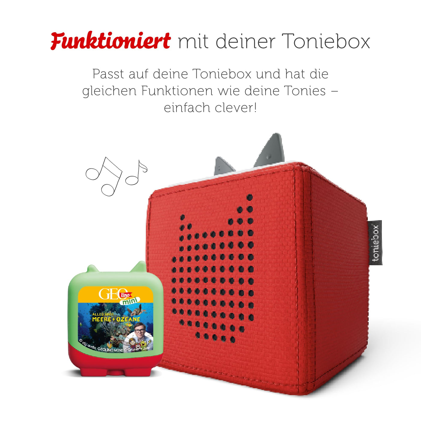 tonies Clever 4er Set GEOlino MINI für Deine Toniebox, Wissens-Hörspiel für Kinder ab 5 Jahren, Spielzeit je ca. 47 Minuten