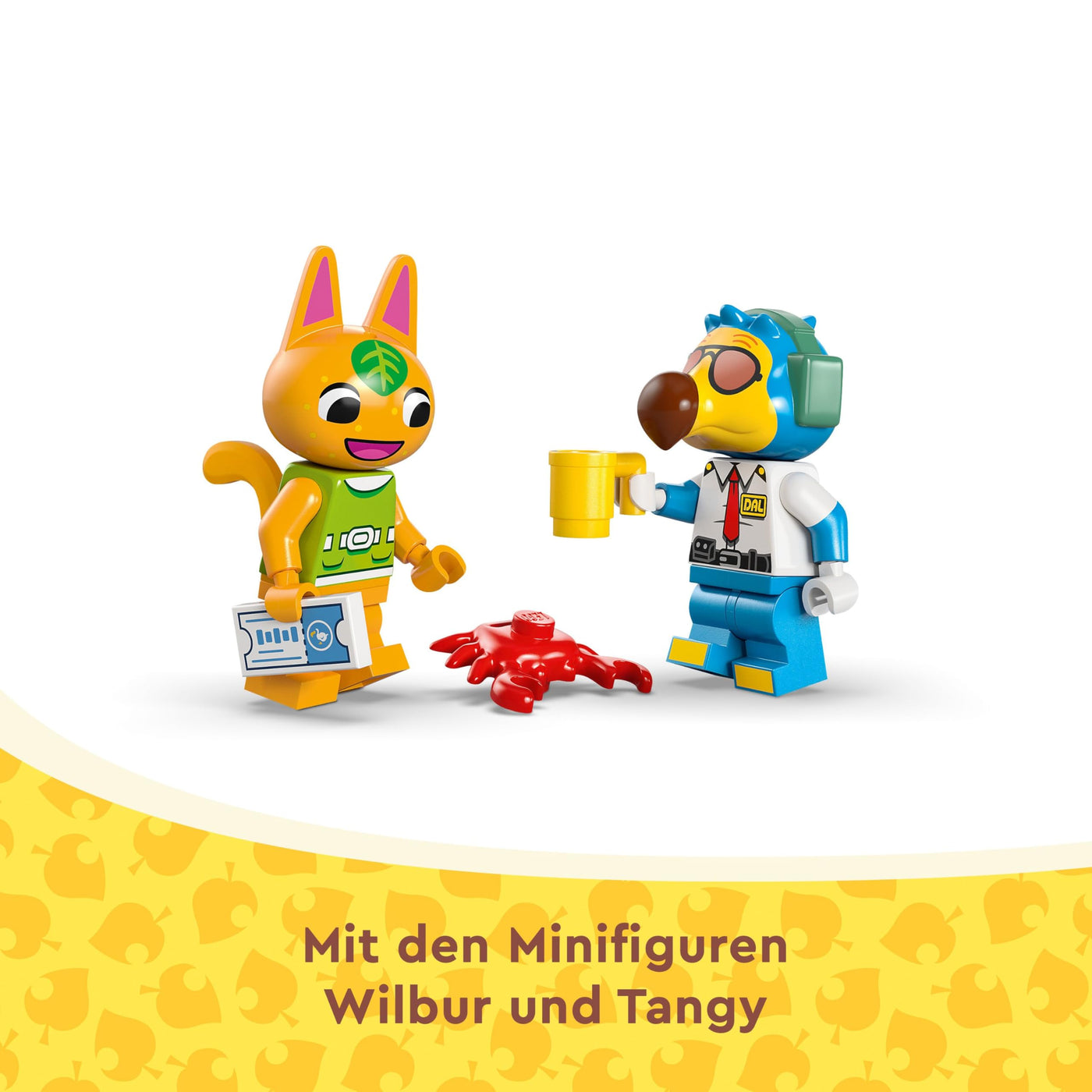 LEGO Animal Crossing Flieg mit Dodo Airlines, Videospiel-Spielset, Flughafen-Spielzeug, Wasserflugzeug und Pilot-Minifigur, Geschenk für Mädchen und Jungen ab 7 Jahren 77051