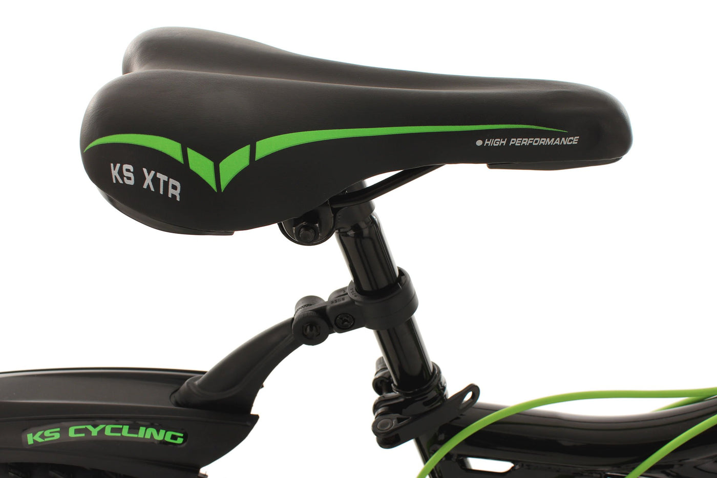 KS Cycling Jugendfahrrad Mountainbike Fully 24'' Bliss schwarz-grün RH 38 cm