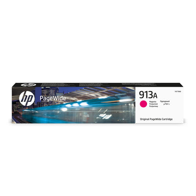 HP 913A (F6T78AE) Original Druckerpatrone Rot für HP PageWide 352, 377 HP PageWide Pro 452, 477, magenta