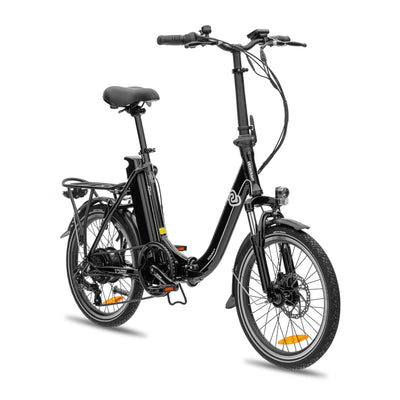 VecoCraft E-Pax e-Bike klapprad, klapprad 20 Zoll, mit herausnehmbarem 36V 13Ah Akku, Reichweite bis zu 55-95km, 250W Heckmotor, 7-Gang e-Bike schwarz