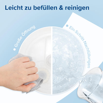 LEVOIT Top-Fill Luftbefeuchter 3L mit Nachtlicht, 360°Drehbare Düse, Spülmaschinenfest Humidifier, Leiser Raumluftbefeuchter, 25H Aroma Diffuser für Schlafzimmer Kinderzimmer Pflanzen Baby