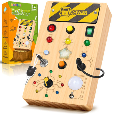 Montessori Spielzeug ab 1 Jahr Busy Board, Sensorik Spielzeug Geschenk 1 Jahr Junge Mädchen, Kinderspielzeug ab 1 Jahr, Motorik spielzeug, Geschenke für Mädchen Junge, Adventskalender Füllung Kinder