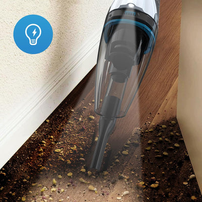 Anktel Handstaubsauger Testsieger 9000Pa mit LED Beleuchtung Handstaubsauger Akku Kabellos Nass&Trocken Handsauger mit Waschbar HEPA-Filter Beutellos per Auto, Haus -PowerClean 2400-