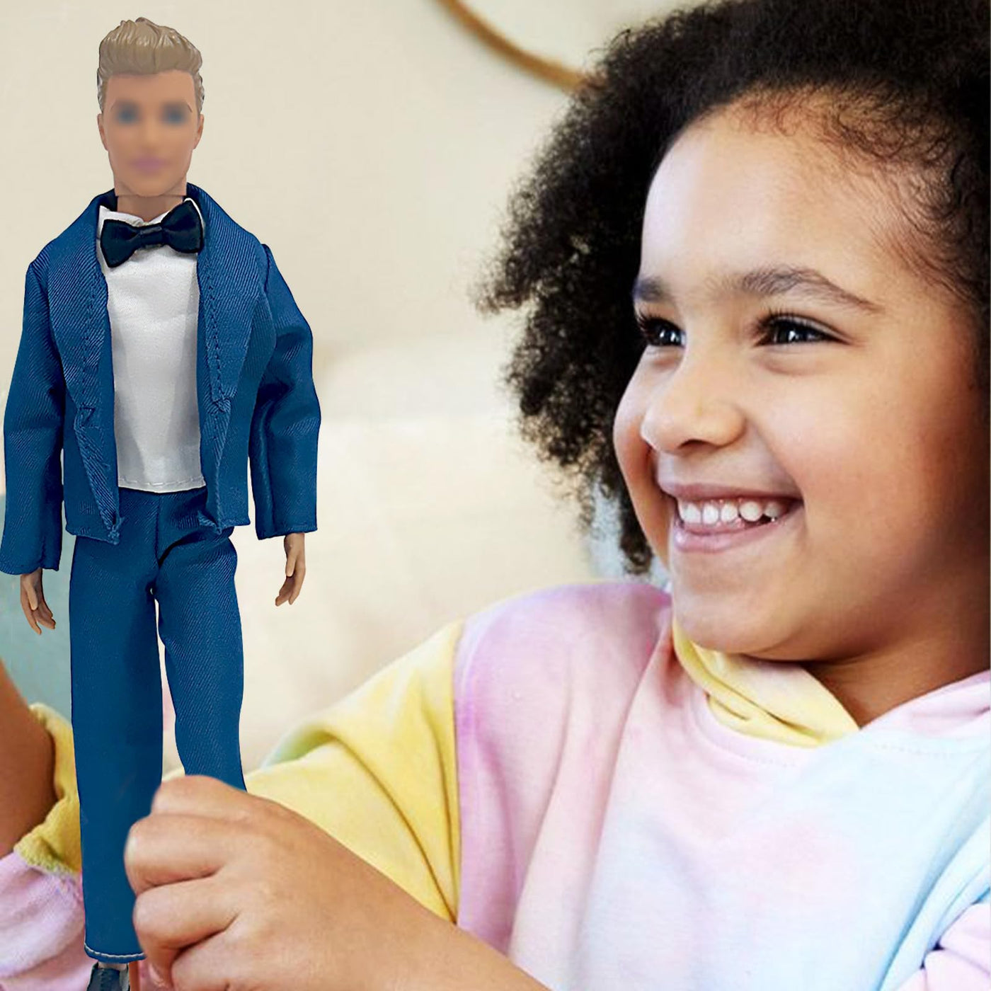 12 Kleidung und Zubehör Kompatibel mit Ken = 2 Sets Anzug + 2 Kurze Ärmel + 2 Shorts + 2 Badehose + 4 Schuhe, für 12 Zoll Jungen Puppen in Zufallsauswahl