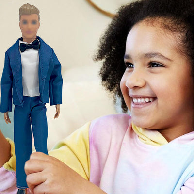 12 Kleidung und Zubehör Kompatibel mit Ken = 2 Sets Anzug + 2 Kurze Ärmel + 2 Shorts + 2 Badehose + 4 Schuhe, für 12 Zoll Jungen Puppen in Zufallsauswahl