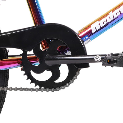 Hiland 20 Zoll 5 Speichen Kinder BMX Fahrrad für Jungen Mädchen ab 7 8 9 10 Jahre alt, 360 Grad Rotor Freestyle, 4 Pegs Single Speed Kinder BMX Fahrrad Regenbogen