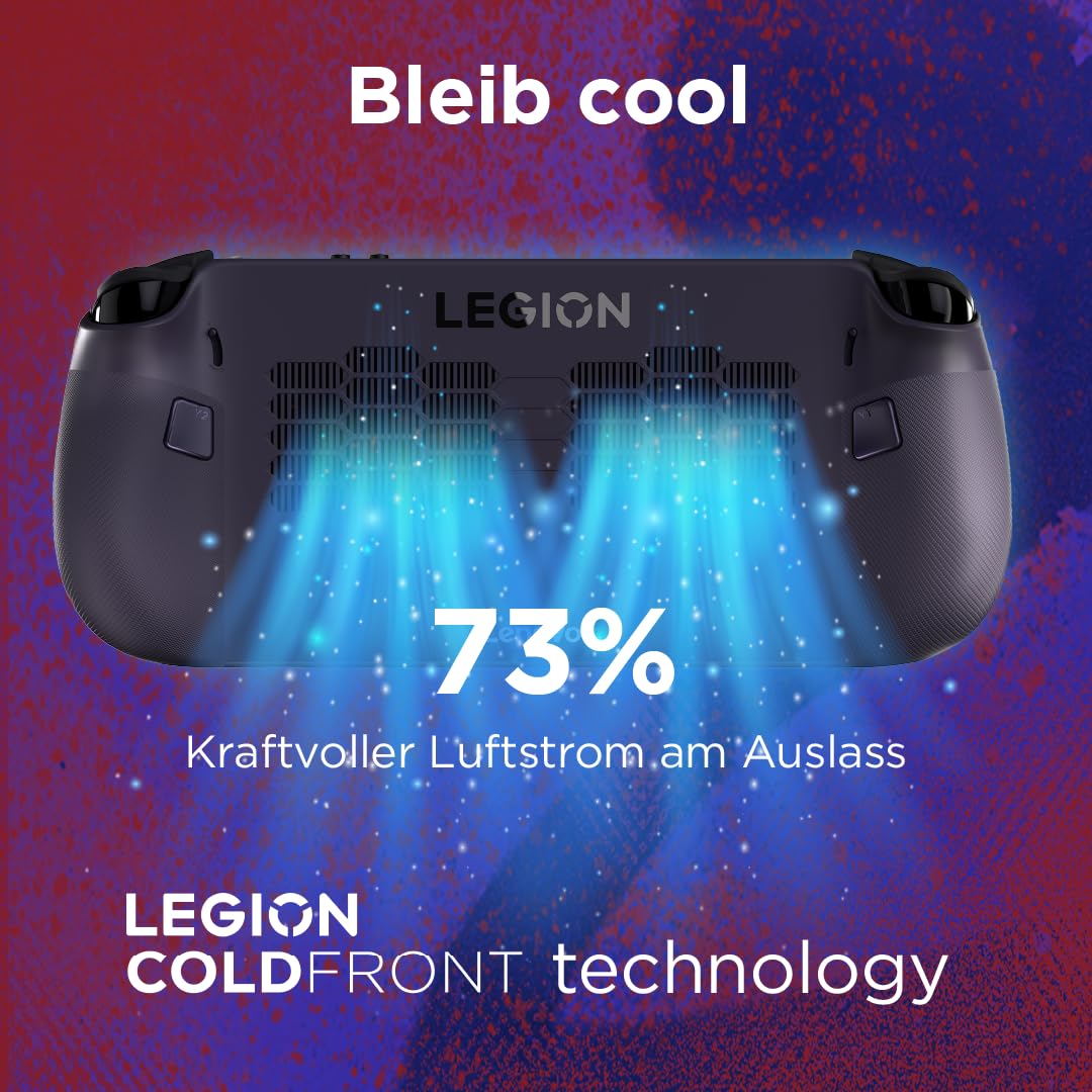 Lenovo Legion Go S Gaming Konsole | 8" WUXGA Display | AMD Ryzen Z2 Go | 16GB RAM | 1TB SSD | AMD Radeon Grafik | SteamOS | Nebula Nocturne schwarz