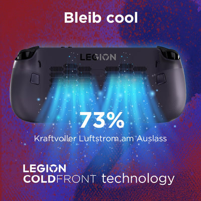 Lenovo Legion Go S Gaming Konsole | 8" WUXGA Display | AMD Ryzen Z2 Go | 16GB RAM | 1TB SSD | AMD Radeon Grafik | SteamOS | Nebula Nocturne schwarz