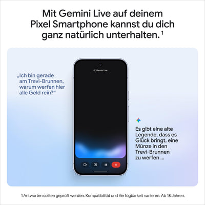 Google Pixel 10 Pro – Android-Smartphone ohne SIM-Lock, mit Gemini, Dreifach-Rückkamerasystem, mehr als 24 Stunden Akkulaufzeit und 6,3 Zoll großem Super Actua-Display – Obsidian, 1TB