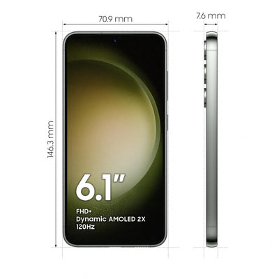 Samsung Galaxy S23 AI-Android-Smartphone, 256GB, 3.900mAh Akku, Smartphone ohne Vertrag Green inkl. 36 Monate Herstellergarantie [Exklusiv bei Amazon]
