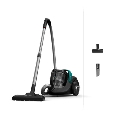 Rowenta RO7B12 Green Force Cyclonic Max, Bodenstaubsauger ohne Beutel, Schwarz/Grün, 2.5 liters, 73 Dezibel